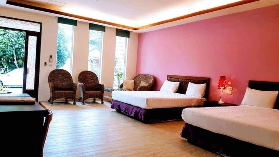 獨棟山水心旅棧 Bed & Breakfast เขิ่นติง ภายนอก รูปภาพ
